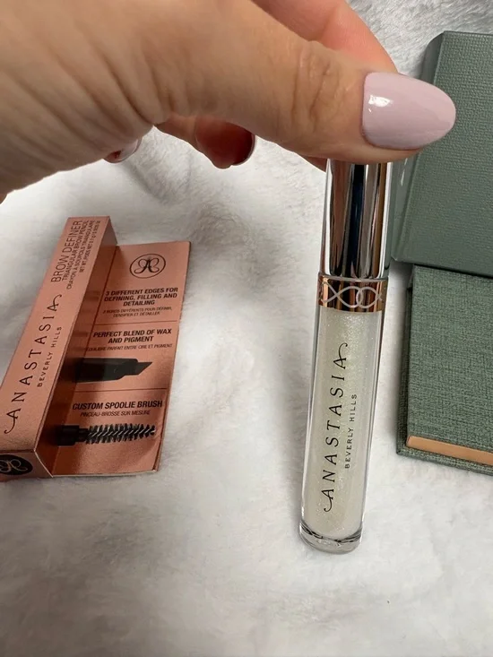 Anastasia Beverly Hills Bundle Eyeshadow Lip Gloss and Brow Definer New In Box - Picture 6 of 12